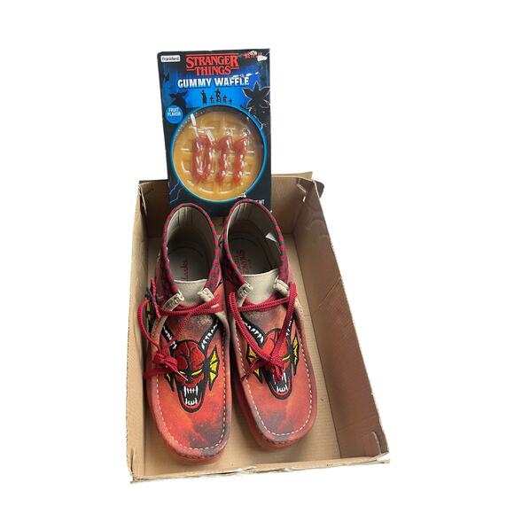 Clarks Wallabee Stranger Things Hellfire Club Limited Edition Leather US 11 M ** - Picture 1 of 9